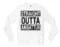 Straight Outta Ambattur Men/Unisex Long Sleeve Sweatshirt in White Color